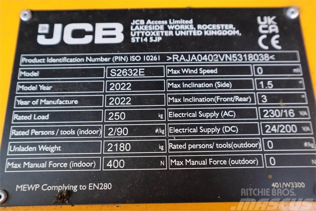 JCB S2632E Valid inspection, *Guarantee! New And Avail Підйомники-ножиці