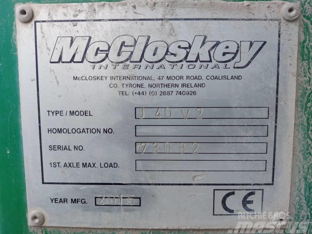McCloskey J 40 V2 Роздрібнювачі