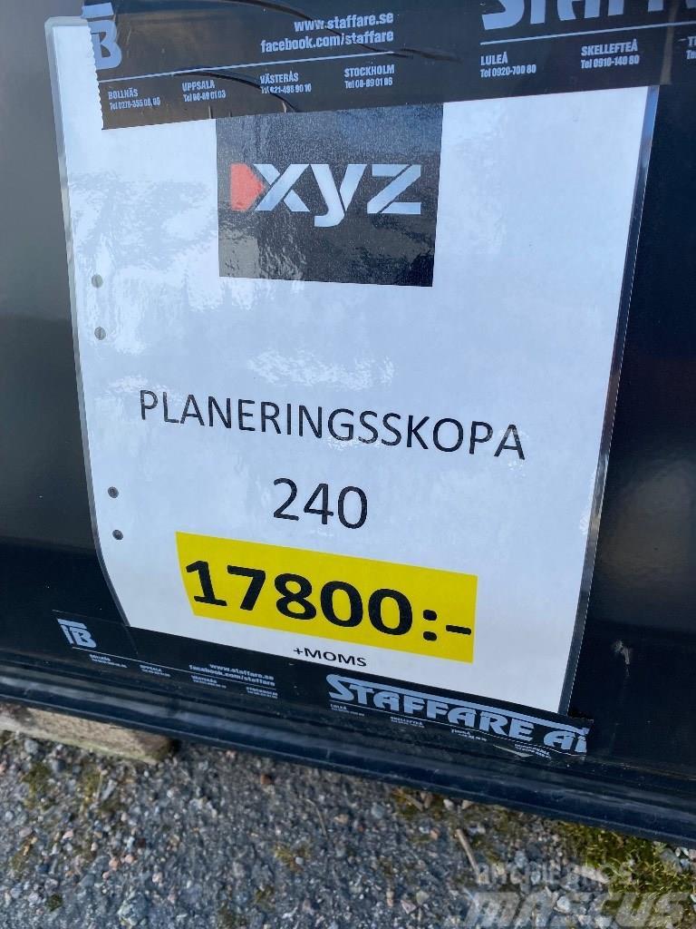 XYZ Planeringsskopa 240 Запчастини та додаткове обладнання для фронтальних навантажувачів