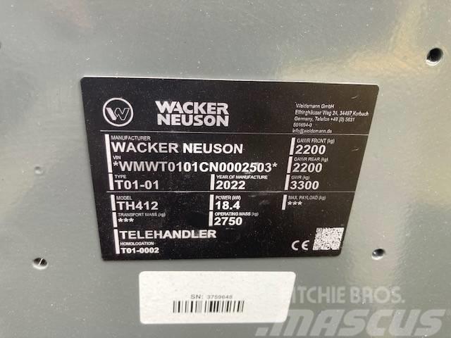 Wacker TH412 Телескопічні фронтальні навантажувачі