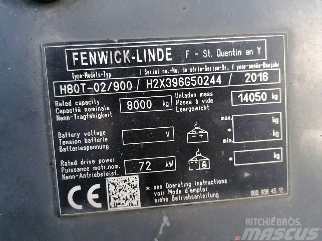 Linde H80T-02/900 Газові навантажувачі