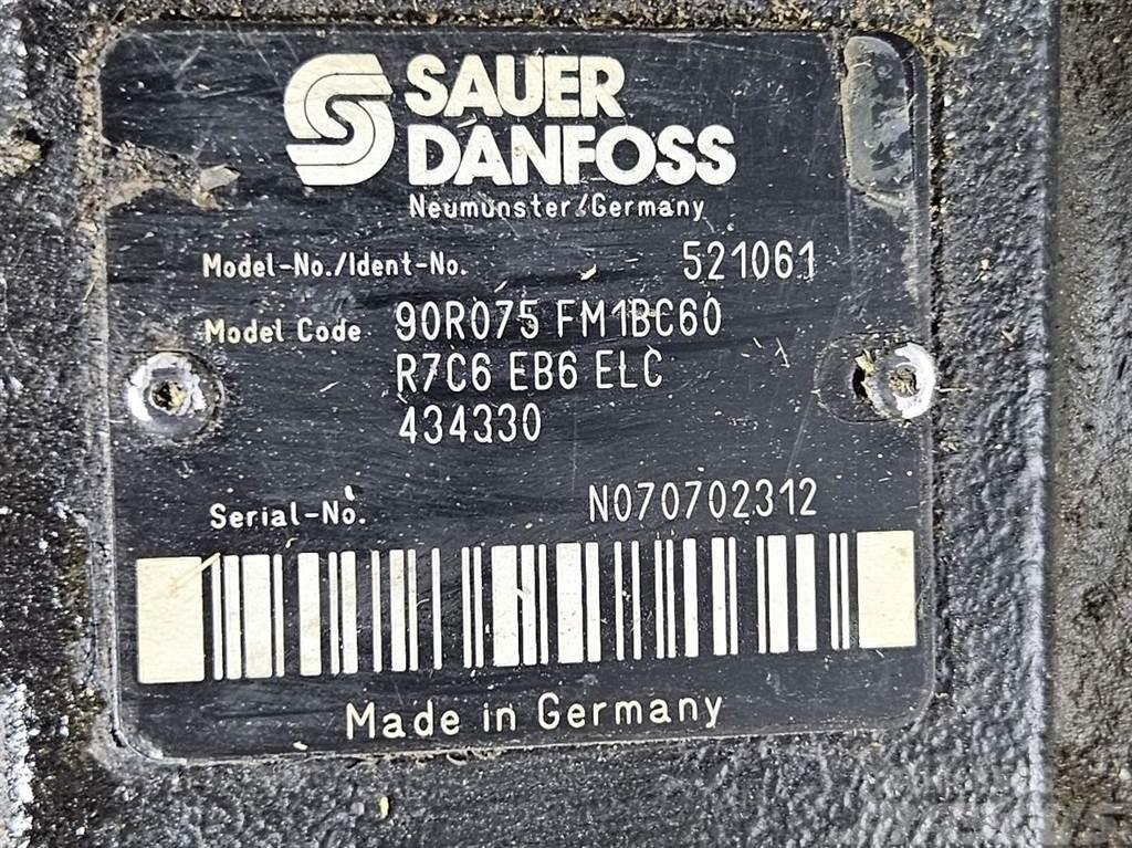 Sauer Danfoss 90R075FM1BC60R7C6-Drive pump/Fahrpumpe/Rijpomp Гідравліка