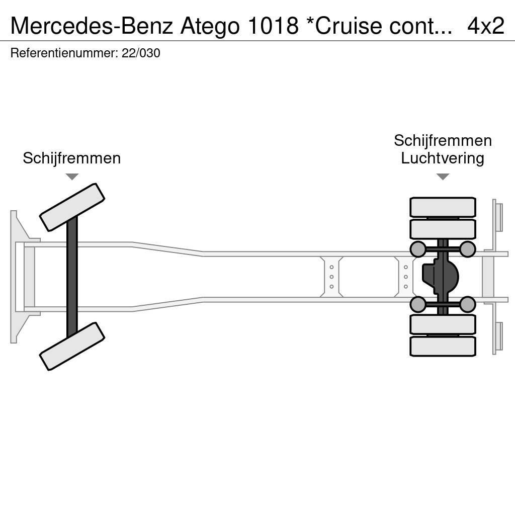 Mercedes-Benz Atego 1018 *Cruise control*Airco*Achteruitrijcamer Автотранспорт для перевезення тварин