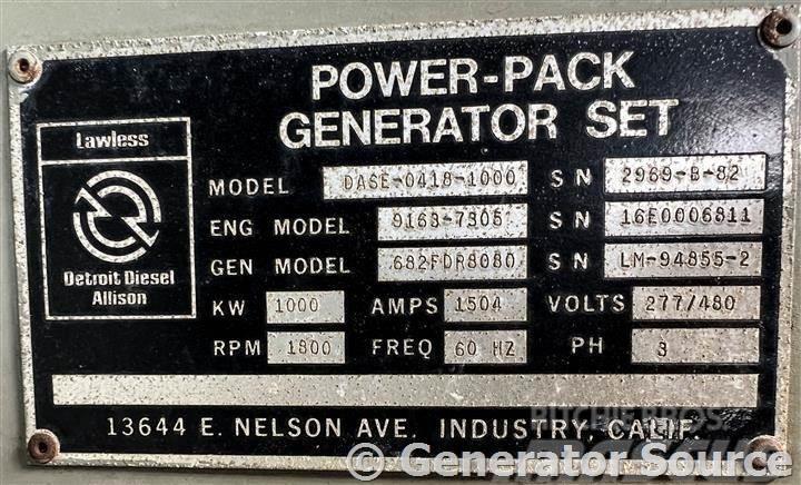 Detroit 1000 kW - JUST ARRIVED Дизельні генератори