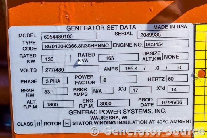 Generac 130 kW - JUST ARRIVED Інші генератори
