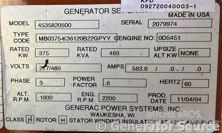Generac 375 kW - JUST ARRIVED Інші генератори
