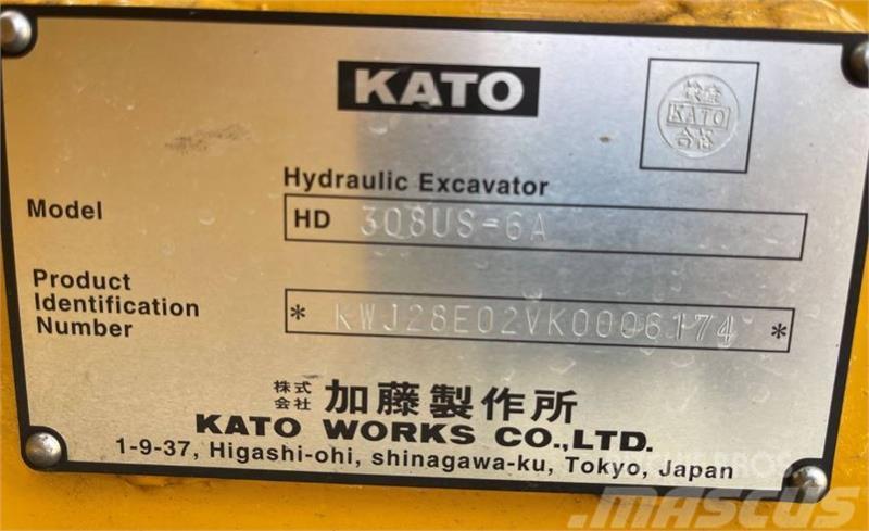 Kato HD308US-6A Міні-екскаватори < 7т