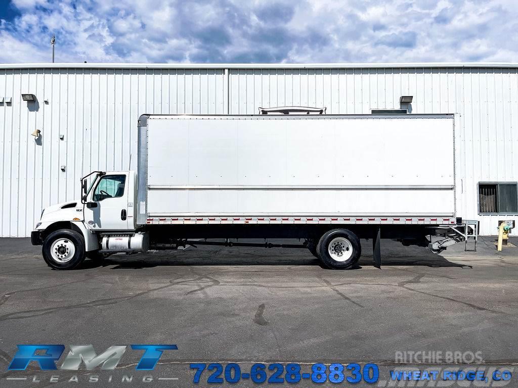 International MV607 26' Box Truck, Lift Gate & Ramp Фургони