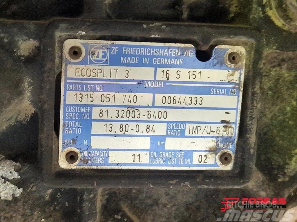 ZF ECOSPLIT 16S - 151 Коробки передач