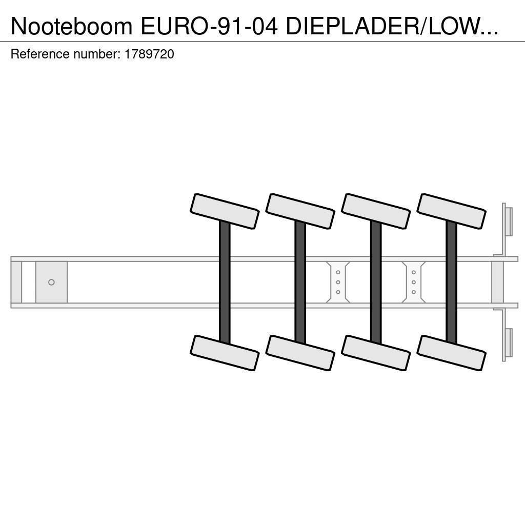 Nooteboom EURO-91-04 DIEPLADER/LOWLOADER/TIEFLADER Низькорамні напівпричепи