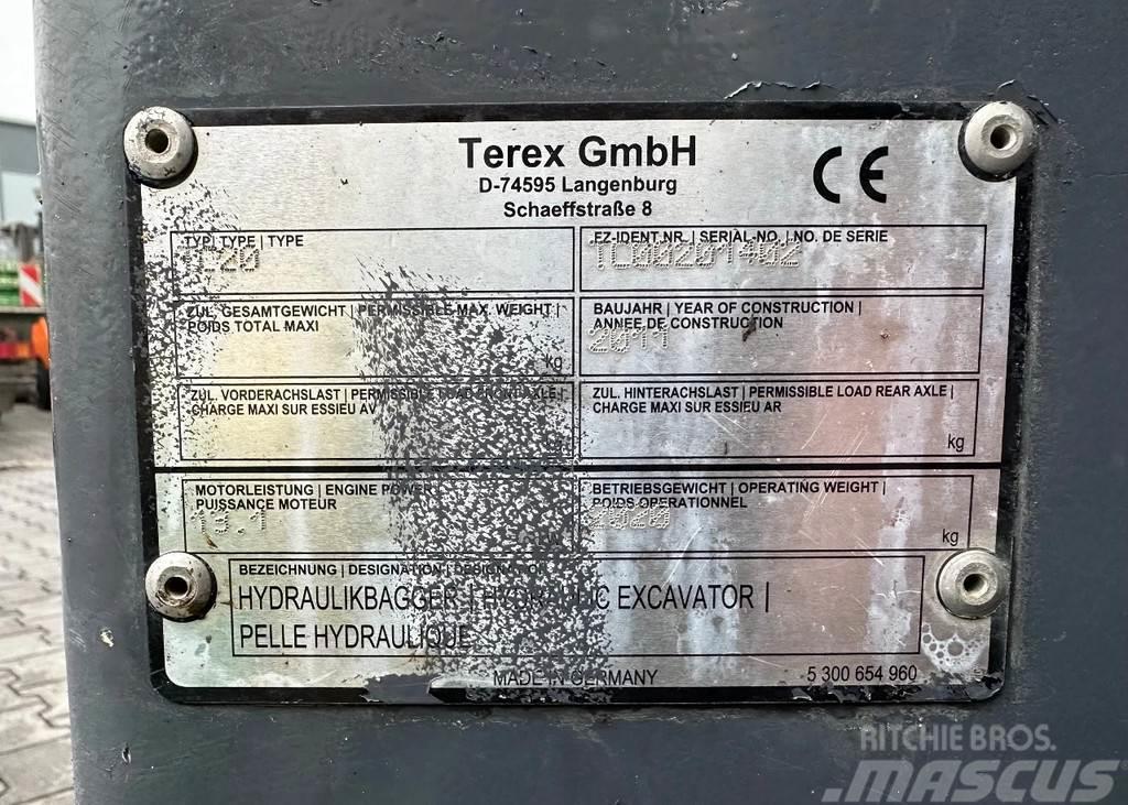 Terex TC20 Міні-екскаватори < 7т