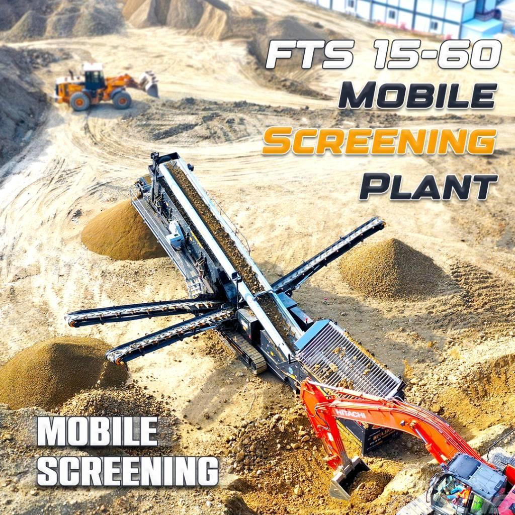 Fabo FTS 15-60 MOBILE SCREENING PLANT 500-600 TPH Роздрібнювачі