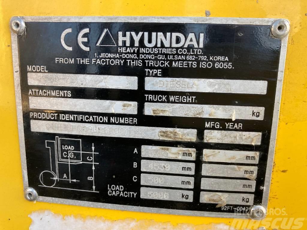 Hyundai 50 D-7 E Дизельні навантажувачі