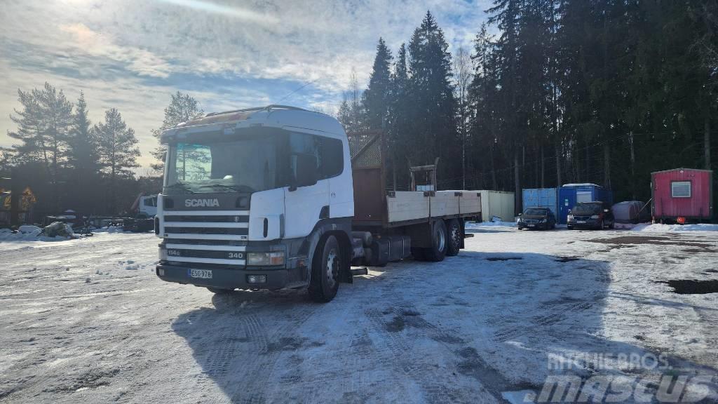 Scania P 114 GB Вантажівки-платформи/бокове розвантаження