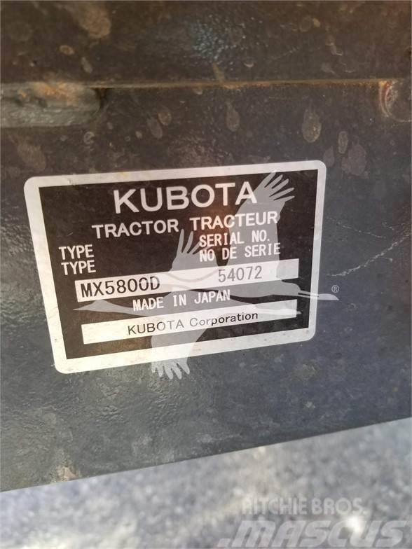 Kubota MX5800HST Трактори