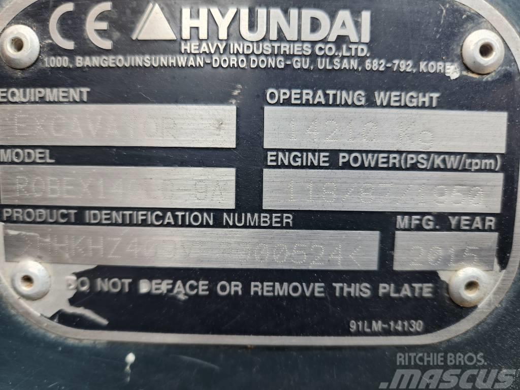 Hyundai 140LC-9A Гусеничні екскаватори