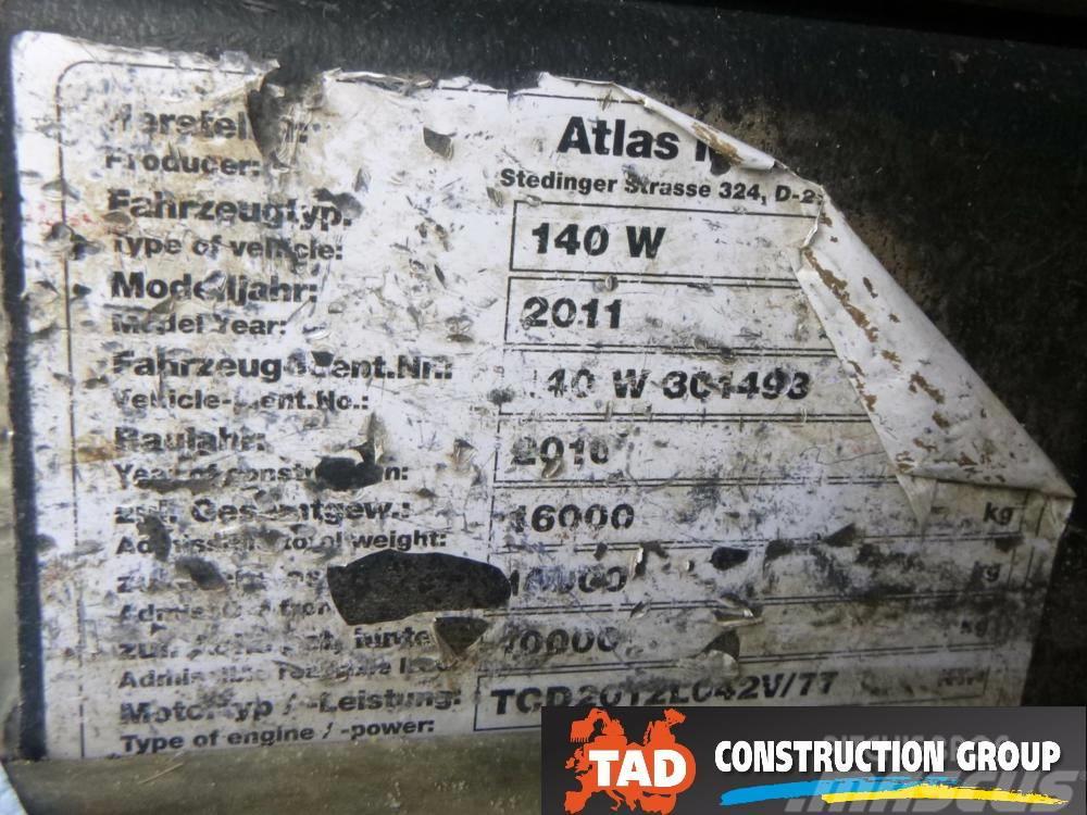 Atlas 140 W Колісні екскаватори