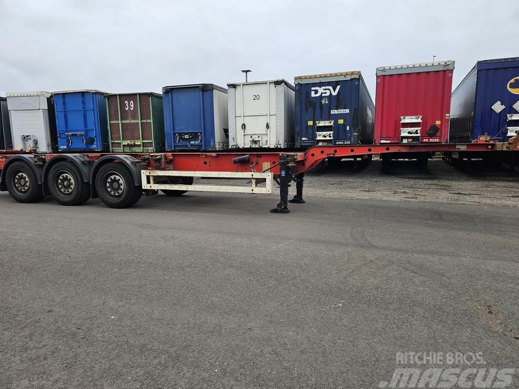 Krone SD 27 | 3 axle container chassis | 4740 kg | Saf D Напівпричепи для перевезення контейнерів