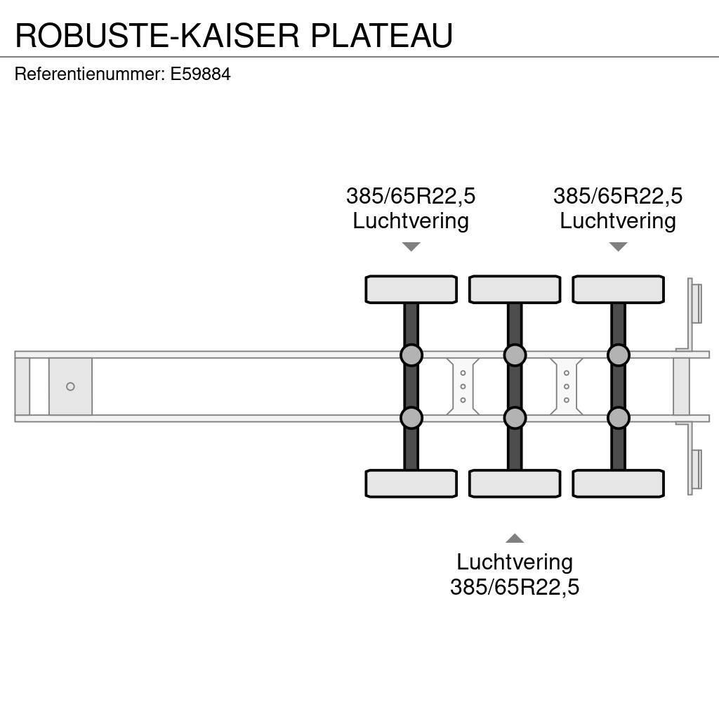  Robuste-Kaiser PLATEAU Напівпричепи-платформи/бічне розвантаження