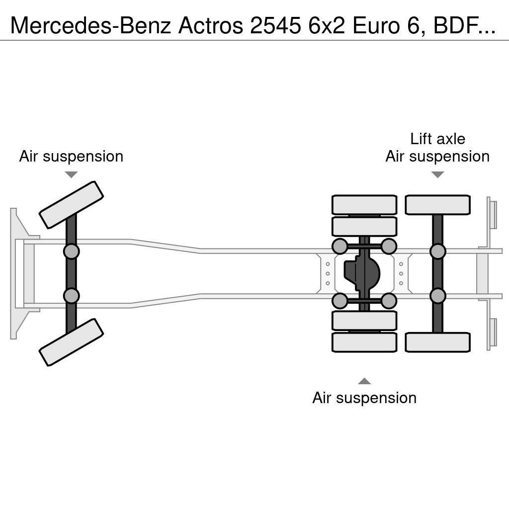 Mercedes-Benz Actros 2545 6x2 Euro 6, BDF system, ACC, Retarder Контейнеровози