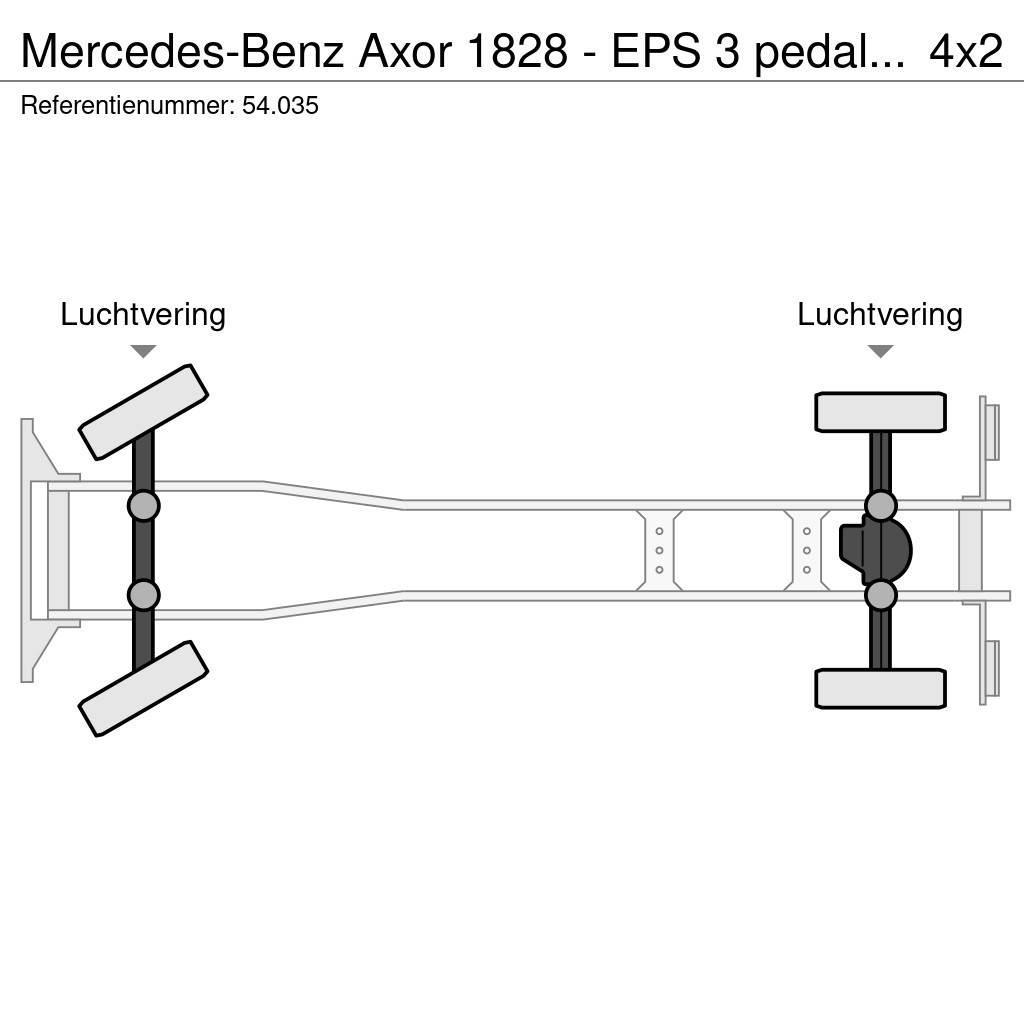 Mercedes-Benz Axor 1828 - EPS 3 pedal - Box Folding system - 54. Фургони