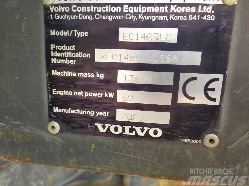 Volvo EC 140 B LC Гусеничні екскаватори