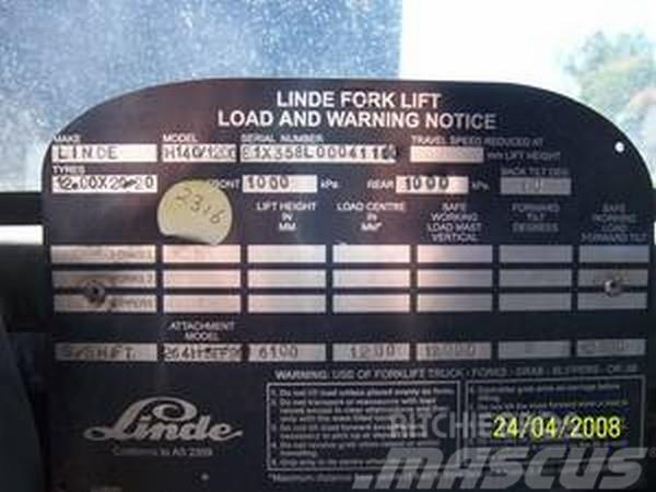 Linde H140/1200 Навантажувачі для контейнерів