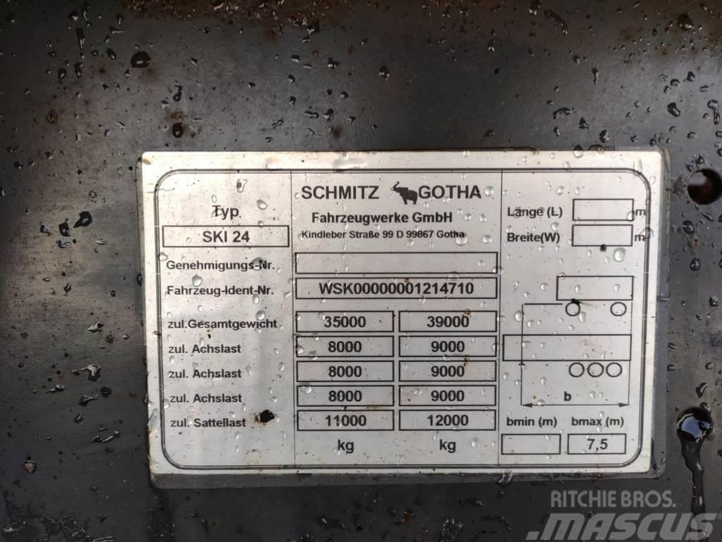 Schmitz Cargobull SKI 24 Напівпричепи-самоскиди