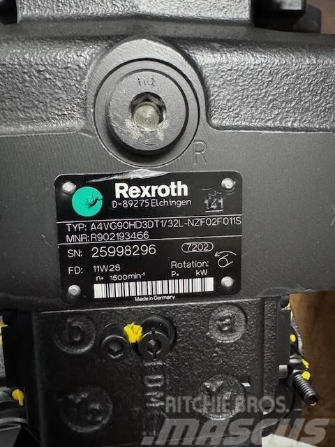 Rexroth A4VG90HD3DT1/32L-NZF02F011S Гідравліка