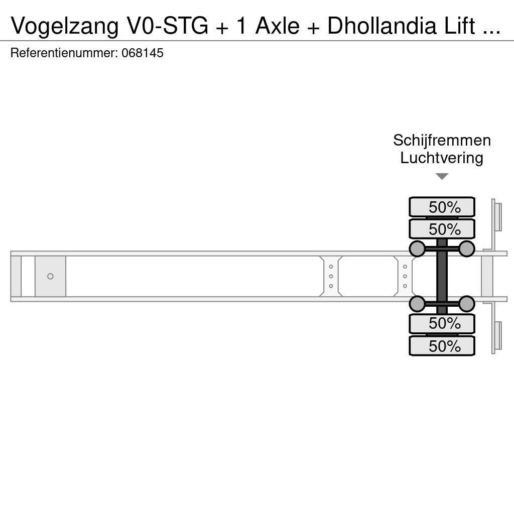 Vogelzang V0-STG + 1 Axle + Dhollandia Lift + Carrier Vector Напівпричепи-рефрижератори