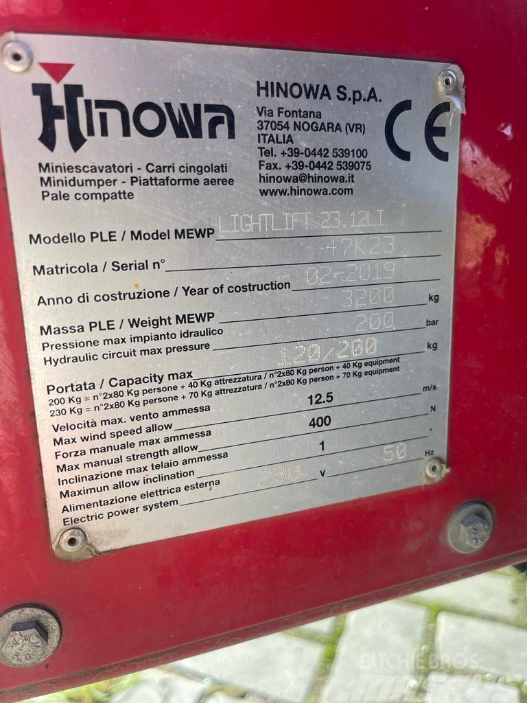 Hinowa Lightlift 23.12 Колінчаті підйомники