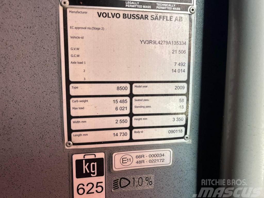 Volvo B12M 8500 6x2 58 SATS / 18 STANDING / EURO 5 Міжміські автобуси