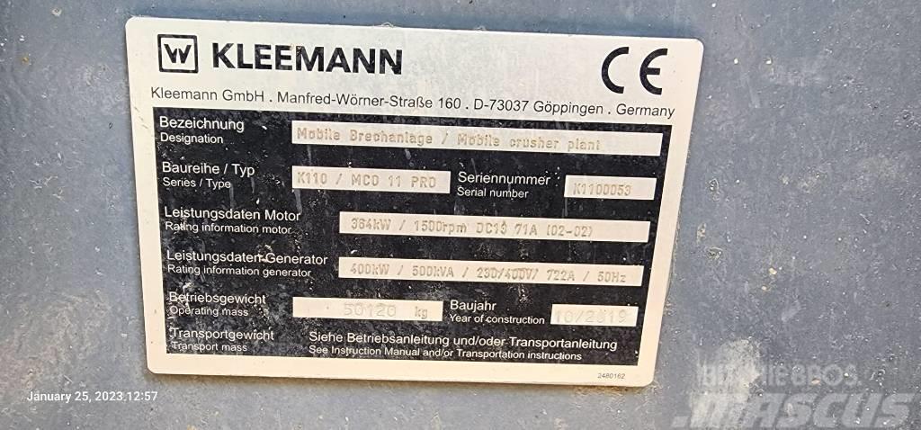 Kleemann MCO 11 PRO Роздрібнювачі