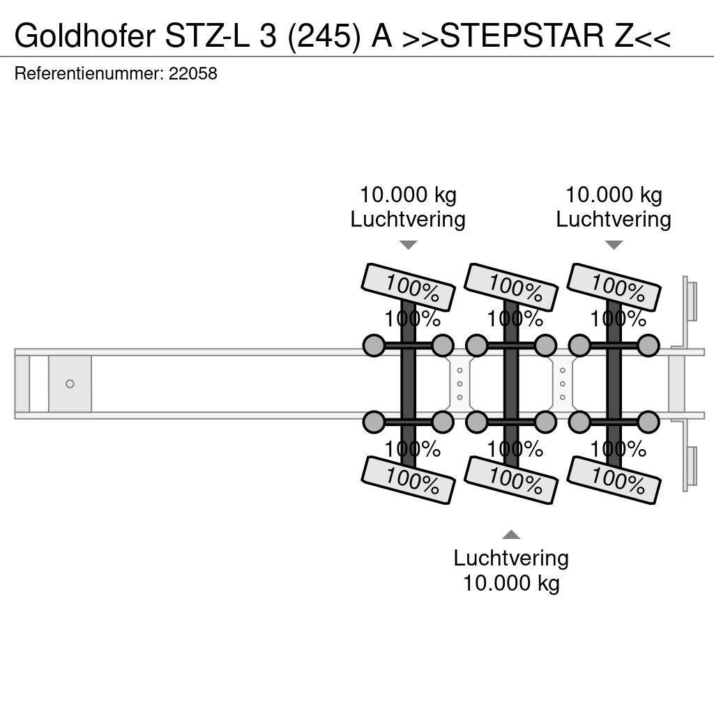 Goldhofer STZ-L 3 (245) A >>STEPSTAR Z<< Низькорамні напівпричепи
