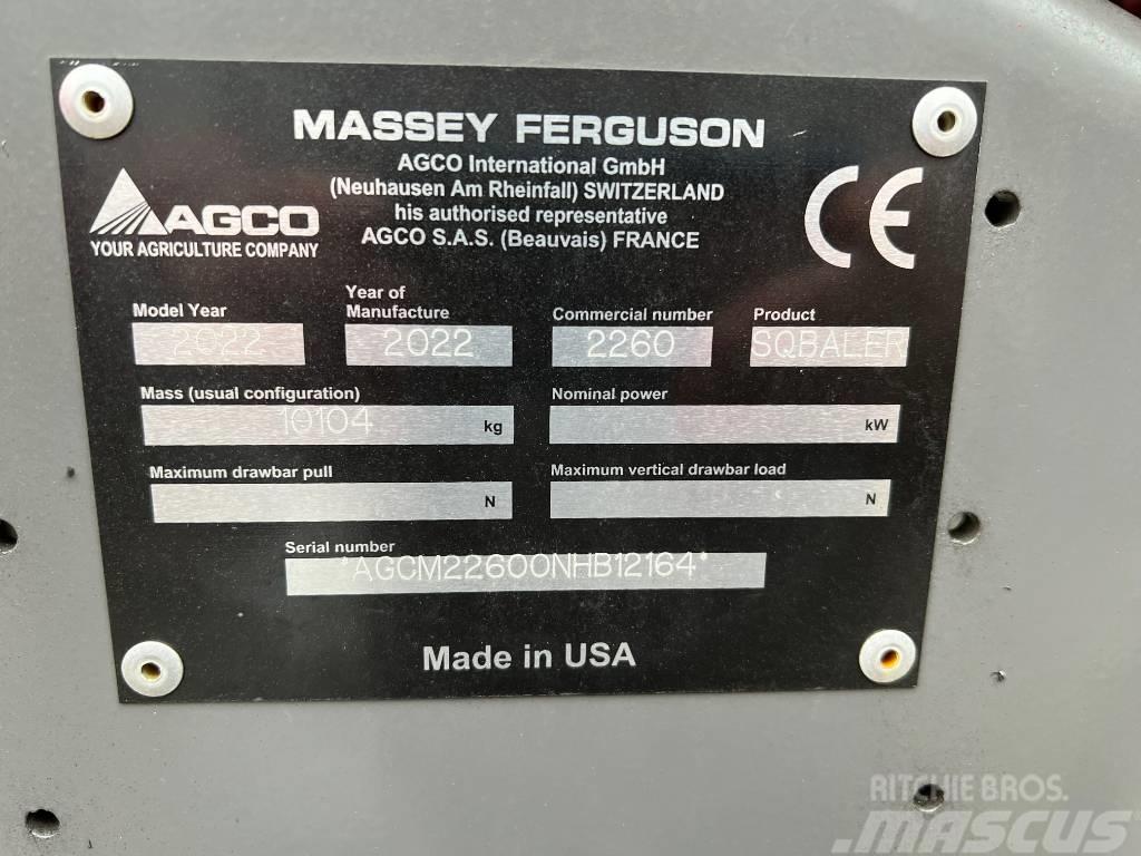 Massey Ferguson 2260 Тюкові прес-підбирачі