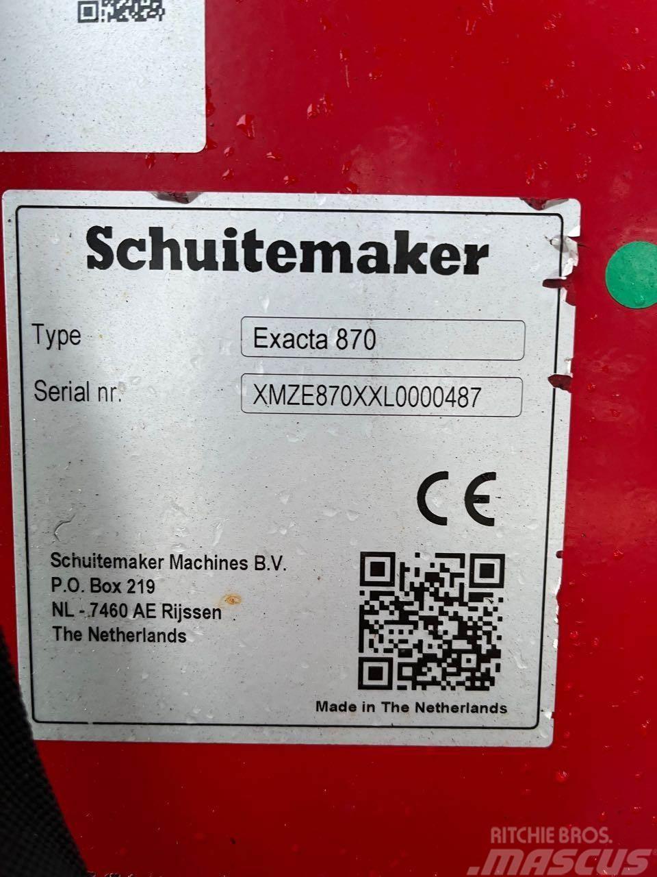 Schuitemaker Exacta 870 Інші машини для розсіювання добрив