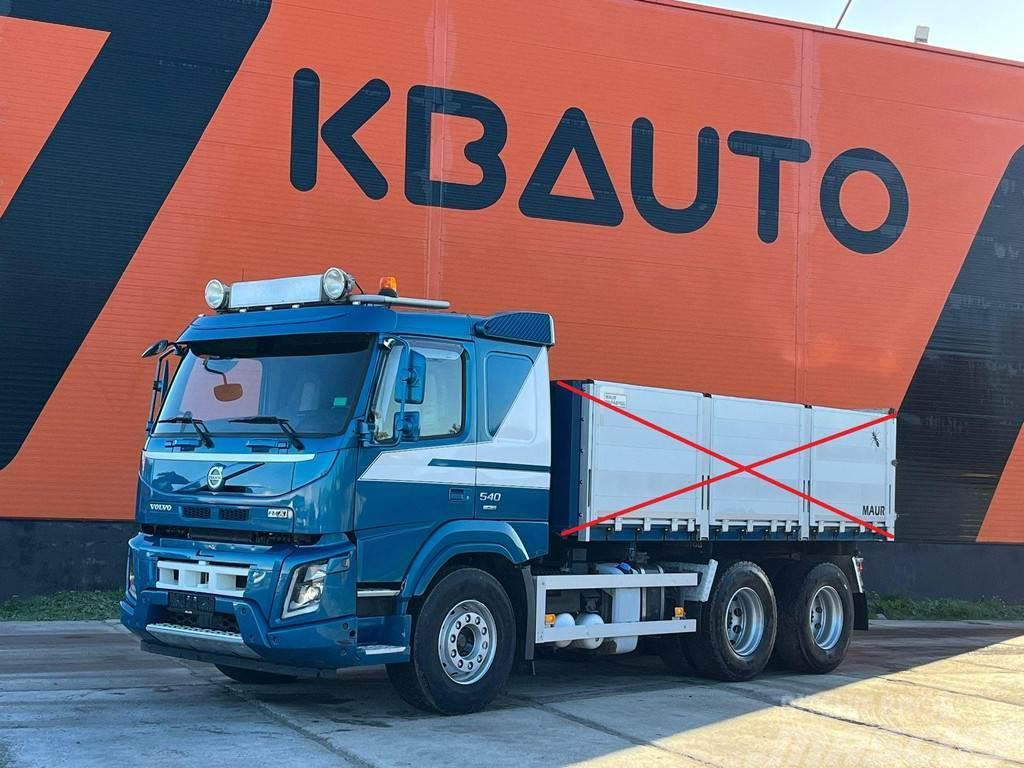 Volvo FMX 540 6x4 SOLD AS CHASSIS ! / 9 TON FRONT AXLE / Шасі з кабіною