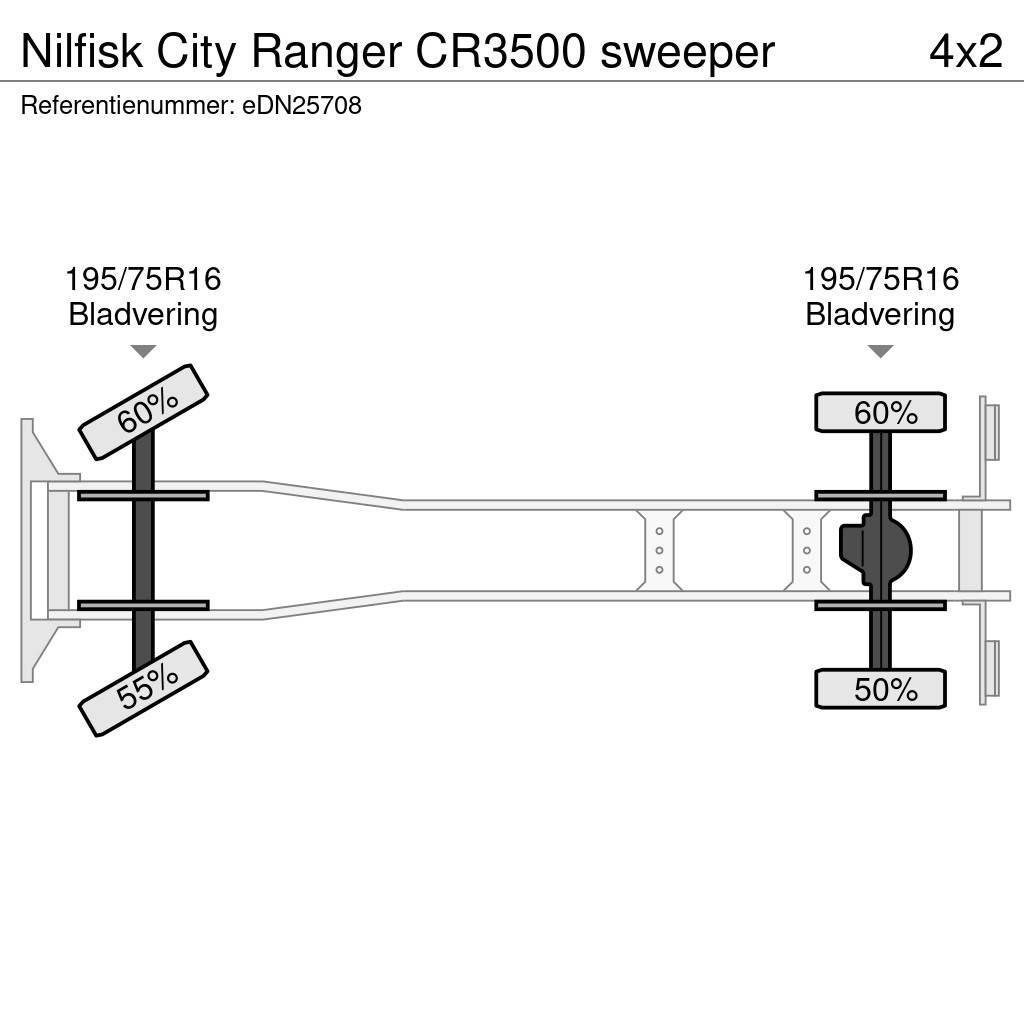Nilfisk City Ranger CR3500 sweeper Комбі/Вакуумні вантажівки