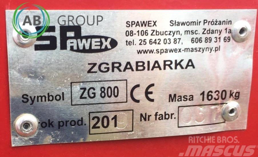 Spawex KREISELSCHWADER TAJFUN ZG-800 / ROTORY RAKE Граблі і сінозворушувачі