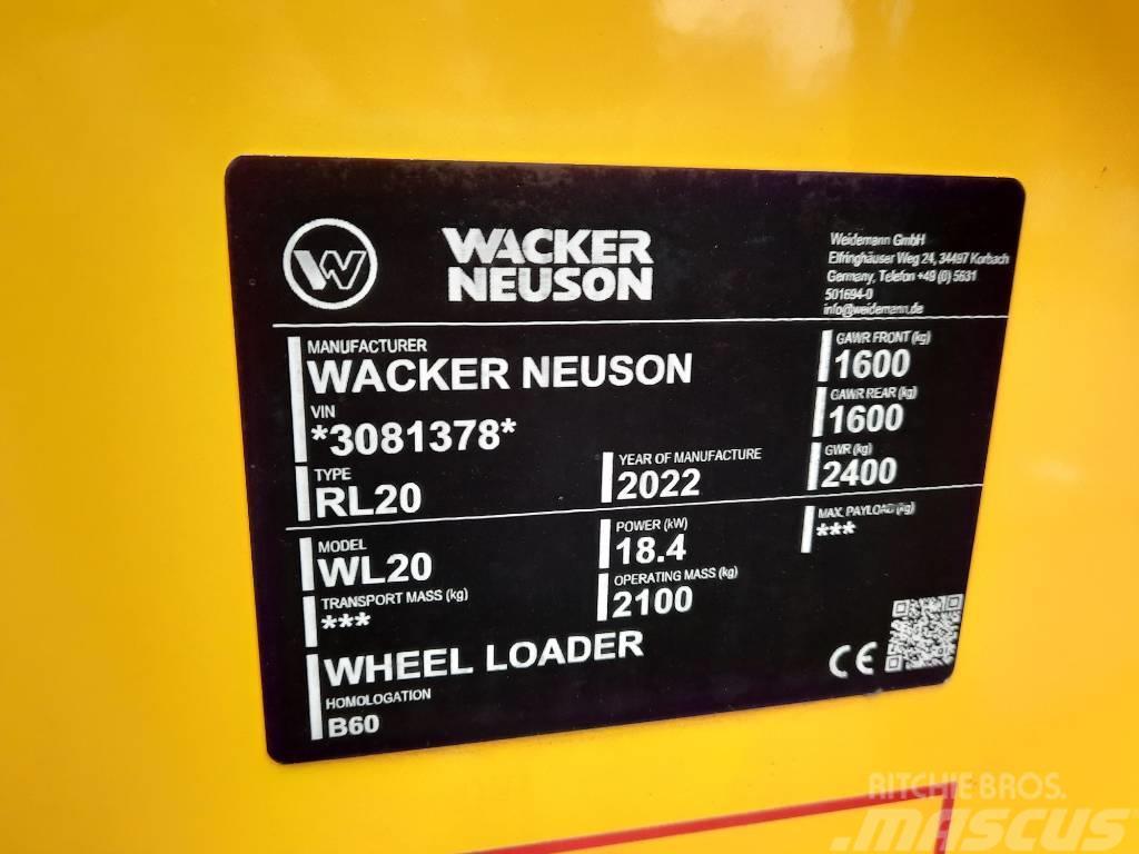 Wacker Neuson WL 20  **ESITTELYKONE** Малі навантажувачі