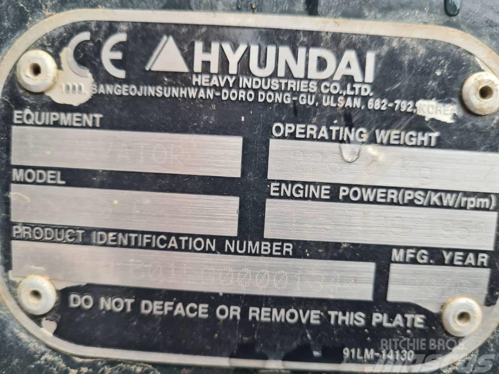Hyundai HX 220 L Гусеничні екскаватори