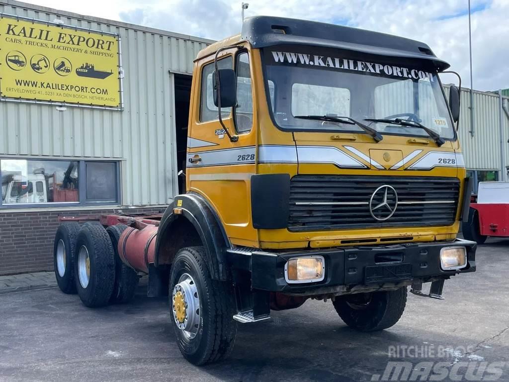 Mercedes-Benz SK 2628 Chassis 6x6 V8 Big Axle's Auxilery Top Con Шасі з кабіною