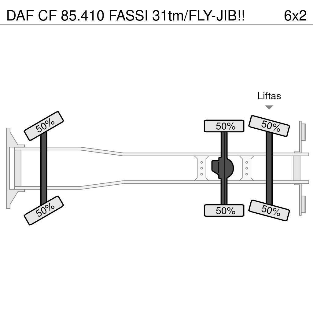 DAF CF 85.410 FASSI 31tm/FLY-JIB!! автокрани