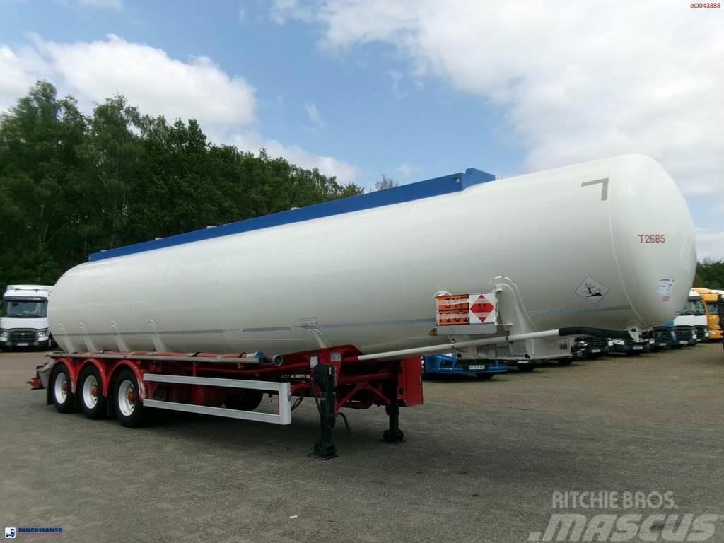 Feldbinder Fuel tank alu 44.6 m3 + pump Напівпричепи-автоцистерни