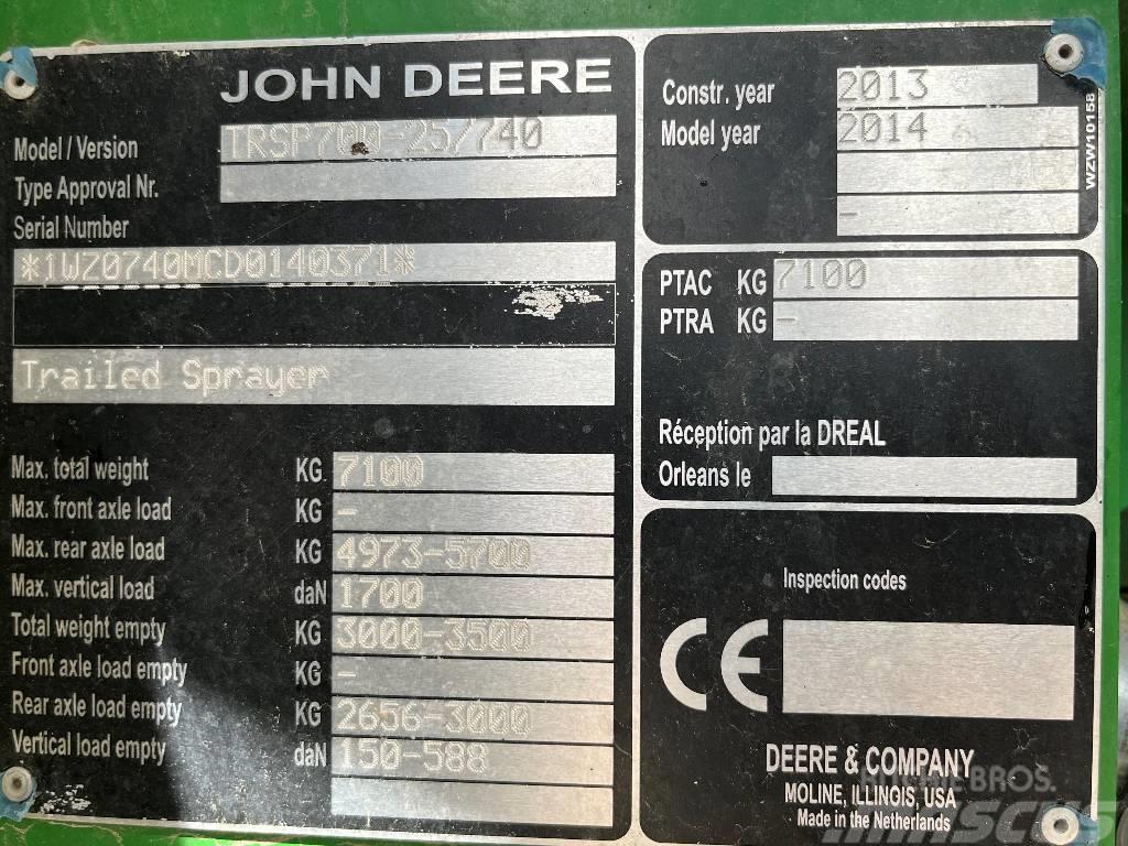 John Deere M 740 i Dismantled: only spare parts Причіпні обприскувачі