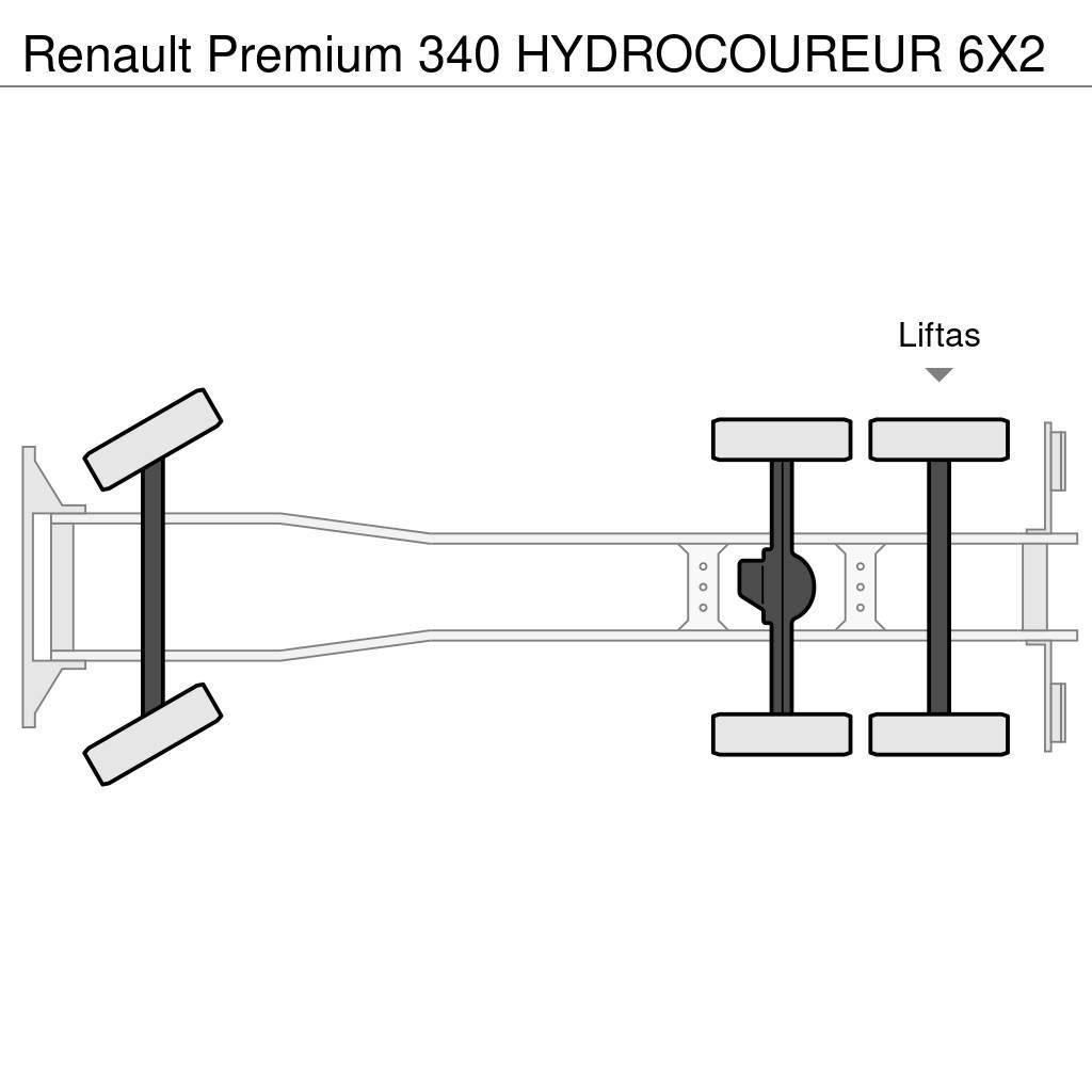 Renault Premium 340 HYDROCOUREUR 6X2 Комбі/Вакуумні вантажівки