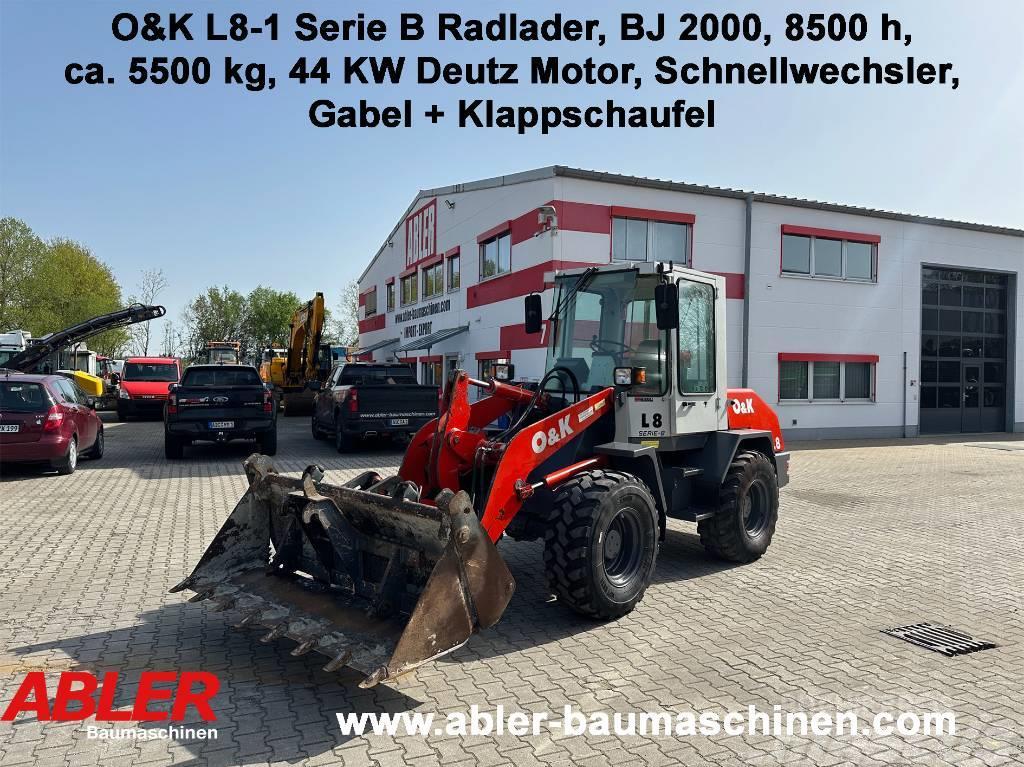 O&K L 8-1 Serie B Radlader Gabel+Schaufel+SW Фронтальні навантажувачі