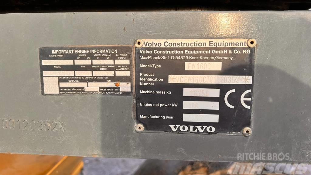 Volvo EW 160 C Колісні екскаватори