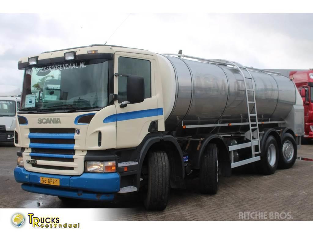 Scania P340 milk/water + 19.500 liter + 8x2 Вантажівки-цистерни