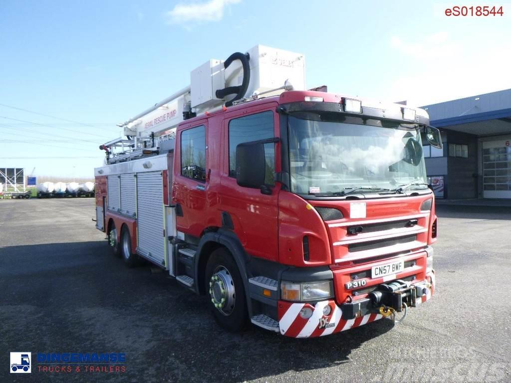 Scania P310 6x2 RHD fire truck + pump, ladder & manlift Пожежні машини та устаткування